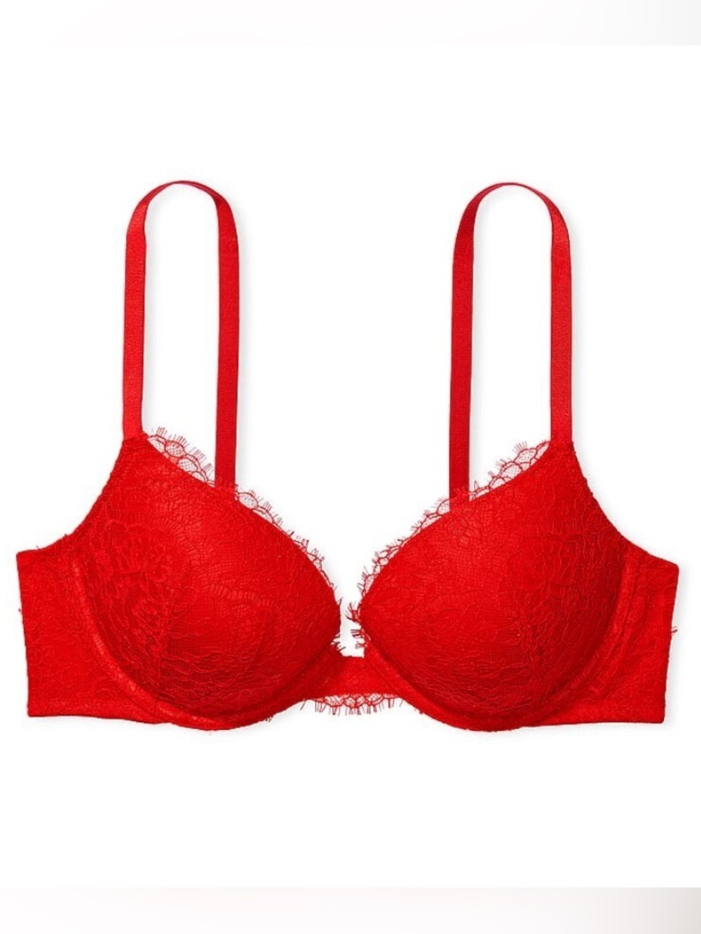 Victoria’s Secret Dream Angels Red Lace Push-Up Bra 36D